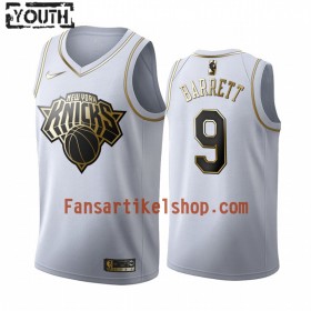NBA New York Knicks Trikot RJ Barrett 9 Nike 2019-2020 Weiß Golden Edition Swingman - Kinder